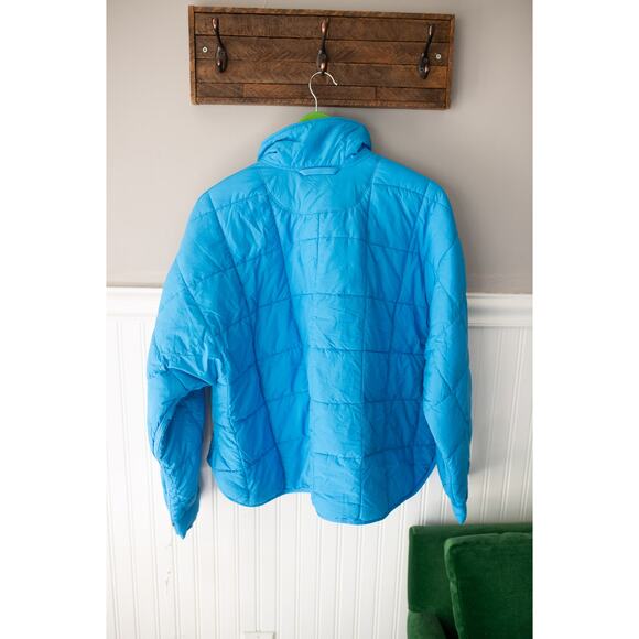 Free People Pippa Packable Puffer Jacket Small Blue - Picture 4 of 4